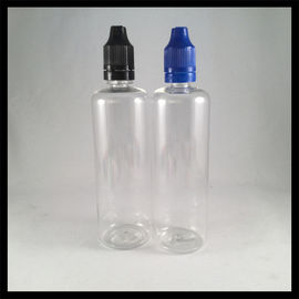 China Big Capacity 100ml Plastic Dropper Bottles , Clear Plastic Empty Eye Dropper Bottles supplier