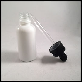 China Milk White 30ml Essential Oil Dropper Bottles E cigarette Liquid Bottle supplier