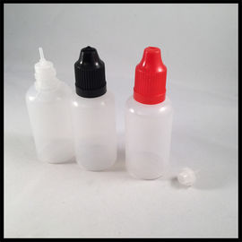 China 30ml Childproof Dropper Bottle Ldpe , Bulk Liquid Small Plastic Dropper Bottles supplier