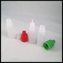 China 10ml Childproof PE E Liquid Bottles , Food Grade E Juice Liquid Dropper Bottle supplier