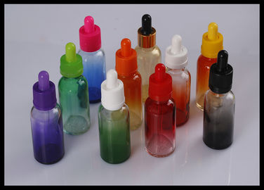 China Gradient Glass Dropper Bottle Person Care E liquid dropper  Bottle 30ml supplier