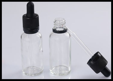 China 30ml Clear Glass Bottle Essential Oil Bottle E Liquid Dropper Bottle supplier