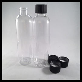 China 120ml Twist Top Juice Bottles , Transparent Plastic Vials With Screw Caps supplier