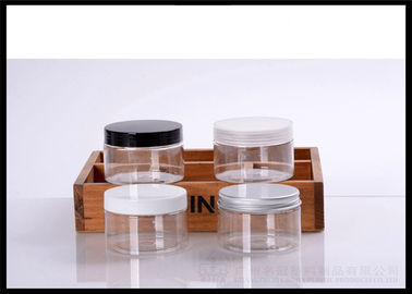 China Transparent Empty PET Cosmetic Cream Jar 50g Small Cosmetic Pots Low Temperature Resistant supplier