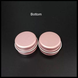 China Windowed  Aluminium Can/Tin Matte Pink Nail Box Cosmetic packaging supplier