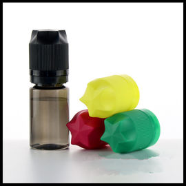 China Gorilla New Design Vape Bottles 30ml Black Transparent Color Star Type Cap supplier