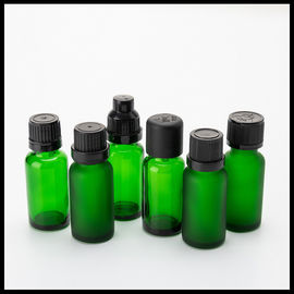 China Green Essential Oil Glass Bottles 20ml Capacity Recyclable Material BPA Free supplier