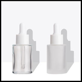 China Makeup Perfume Glass Cosmetic Containers , Essential Oil Dropper Bottles 20ml 30ml 40ml supplier