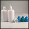 Round PET Dropper Bottles Milk White Plastic Container For Flavored Sauce supplier
