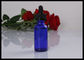 Blue Garomatherapy Oil Bottles 30ml , Pharmaceutical Empty Essential Oil Bottles supplier