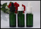 Green Essential Oil Dropper Bottles 20ml , Custom Glass Eye Dropper Bottles supplier