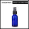 Blue Color Glass Spray Bottle 30ml 60ml 120ml For Cosmetic Lotion / Perfume supplier
