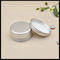 Round Shape Aluminum Cosmetic Containers 50g Cream Cotton Can With Screw Lid supplier