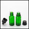 Green Essential Oil Glass Bottles 20ml Capacity Recyclable Material BPA Free supplier