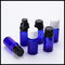 Cobalt Blue Essential Oil Glass Bottles Dropper Black Cap Tamper Proof 10ml supplier
