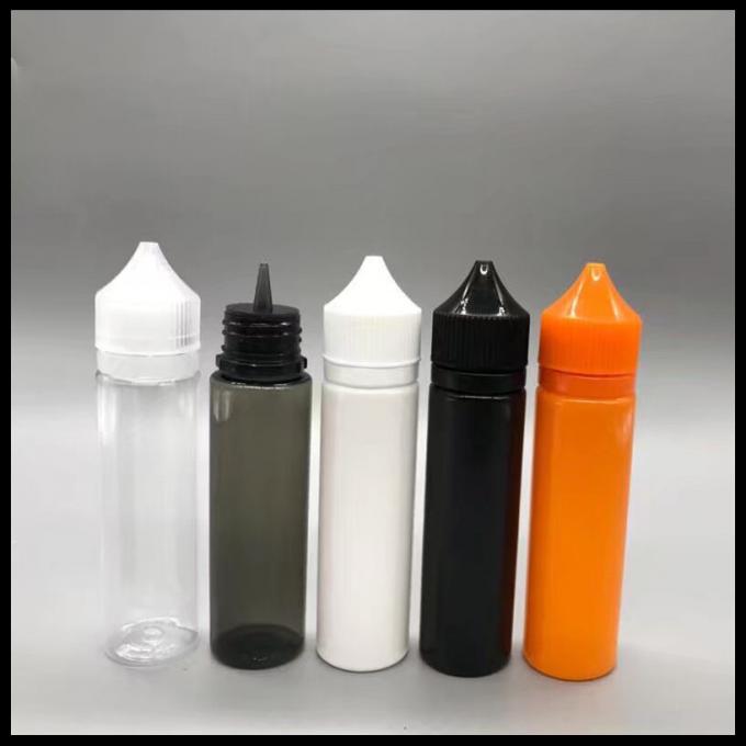 Black / Amber / Transparent 60ml Unicorn Bottle Round Shape Logo Printing