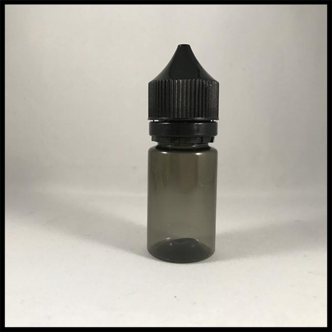 Black Transparent 30ml Pet Bottles , Custom 30ml Plastic Dropper Bottles Bulk