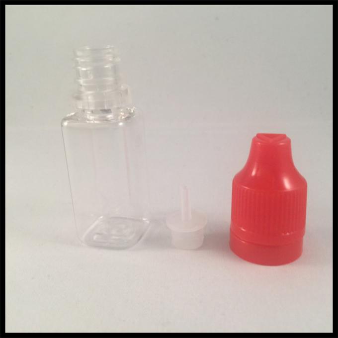 Square Plastic Squeezable Dropper Bottles Excellent Low Temperature Performance