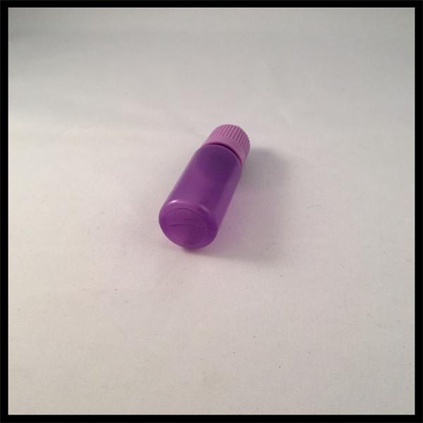 Liquid Refillable LDPE Dropper Bottles10ml Purple Long Thin Tip Childproof Cap