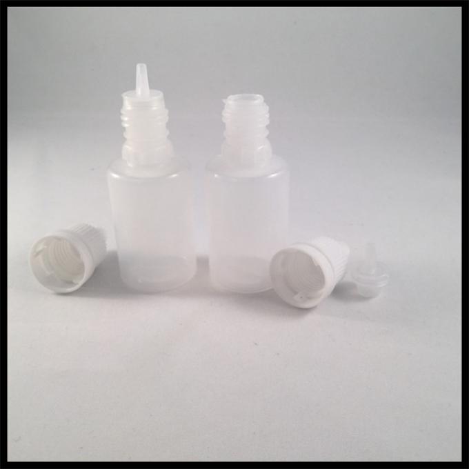 Child Proof Plastic Dropper Bottles 20ml , LDPE Empty Eye Dropper Bottles