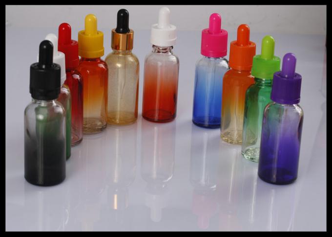 Orange Gradient Glass Bottle 30ml E liquid Oil Glass Dropper Bottle
