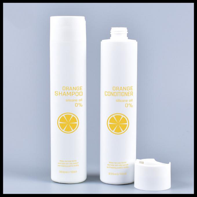 300ml Plastic Cosmetic Bottle Long Shape For Shampoo / Shower Gel Packaging
