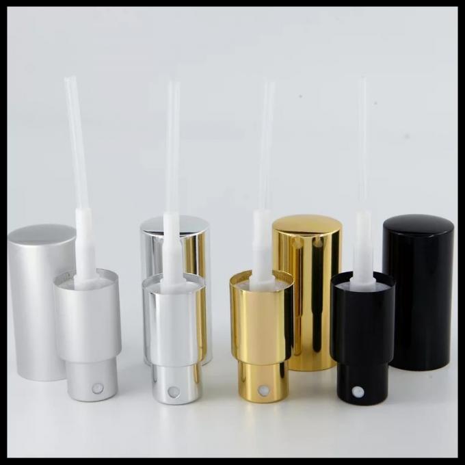 Silver Aluminium Cosmetic Cap Essential Oil Glass Dropper Bottle Screw Perfume Sprayer Pump