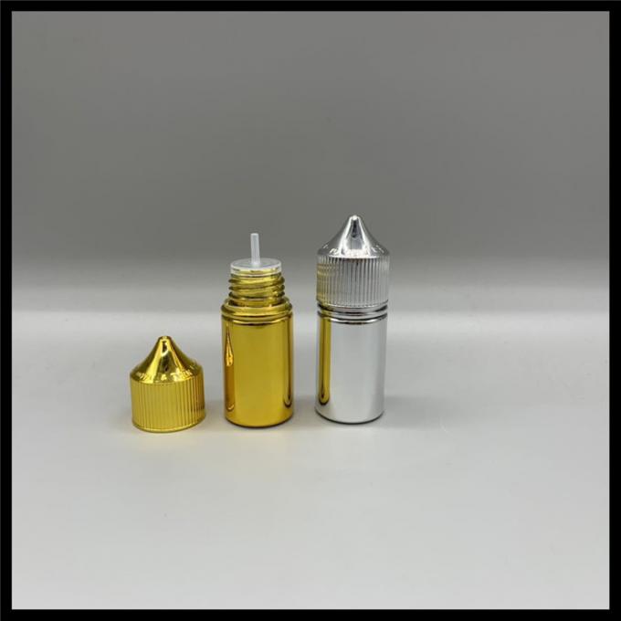 Metallic Silver Gold Unicorn Bottle Chubby Gorilla E Juice Container 30ml Capacity