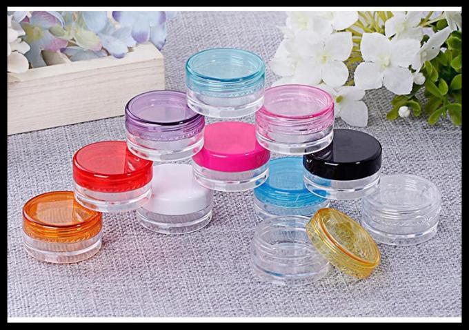3g 5g Volume Clear Plastic Jars Cosmetic Containers Eye Shadow Powder Cans