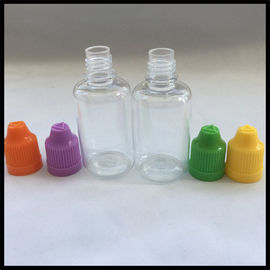 China 30ml Vape Juice Bottles PET Dropper Bottles Childproof Plastic Bottles supplier