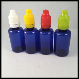 China Blue 30ml Plastic Bottles PET Dropper Bottles E Cig Liquid Bottles supplier