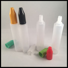 China PE Translucent Empty Plastic Dropper Bottles , 30ml Plastic Squeeze Bottles supplier