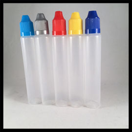 China Electronic Cigarette Liquid 30ml Unicorn Bottle With Colorful Cap Screen Printing supplier