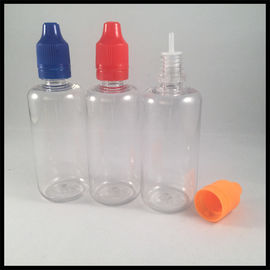 China Empty Long PET Dropper Bottles 60ml E Liquid Chemical Stability Health And Safety supplier