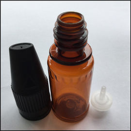 China 10ml Amber Eye Dropper Bottles , Medical Grade 10ml Plastic Dropper Bottles supplier
