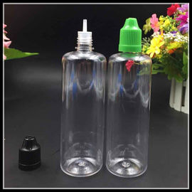 China 100ml Clear PET Dropper Bottles Big Capacity Liquid Container For Cosmetic Packing supplier