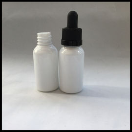 China White Plastic PET E Liquid Bottles 30ml Label Printing With Childproof Cap supplier