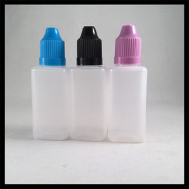 China Durable 30ml Childproof LDPE Dropper Bottles Small Capacity Plastic Container supplier