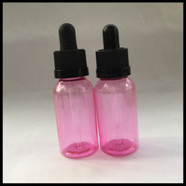 China Pink Pet Plastic PET E Liquid Bottles Cosmetic Packing Excellent Low Temperature Performance supplier