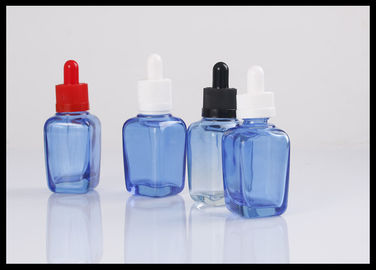 China Square Essential Oil Glass Bottles 30ml E Liquid Glass Container Round Shape supplier