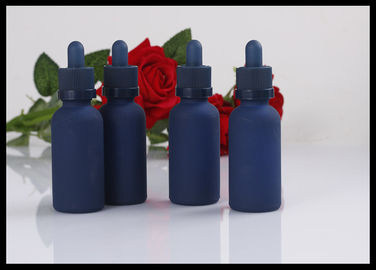 China Childproof Cap Aromatherapy Glass Bottles , 30ml Blue Glass Bottles For Essential Oils supplier