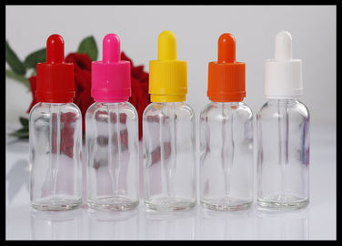China Clear Dispense Essential Oil Glass Dropper Bottle Chemical Stability Eco - Friendly supplier