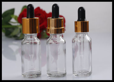 China Transparent Essential Oil Glass Bottles Chemical Stability Health / Safety supplier