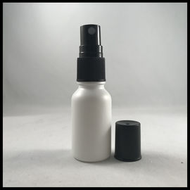 China Matte White Essential Oil Glass Dropper Bottle 15ml With Pump Spray Cap supplier