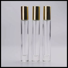 China Glass Material Perfume Spray Bottles , Small Empty Spray Bottles Round Long Shape supplier