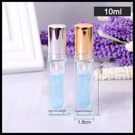 China Square Perfume Essential Oil Spray Bottles Anodized Aluminum Spray Cover 10ml supplier