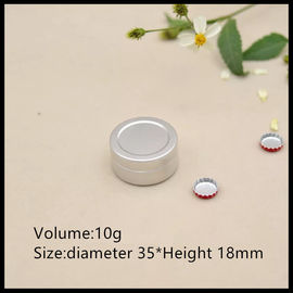 China 10ml Round Container Custom Aluminum Cans Hand Cream Jar supplier