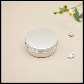 China Screw Cap Aluminum Cosmetic Tins 60g Cream Makeup Face Mask Eyeshadow Case Durable supplier
