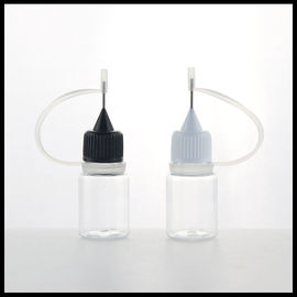 China Squeezable PE E Liquid Bottles , 5ml Size Stell Needle Plastic Dropper Bottles supplier