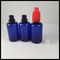 Blue 30ml Plastic Bottles PET Dropper Bottles E Cig Liquid Bottles supplier